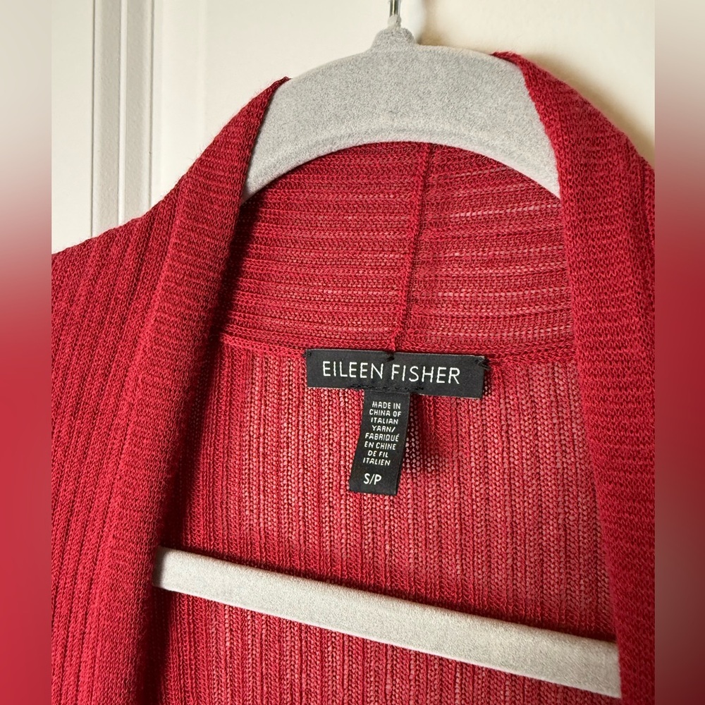 Eileen Fisher Silk/cotton blend cardigan - Picture 3 of 5